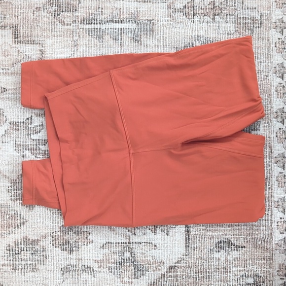 lululemon athletica Pants - Lululemon Align, size 6, Super-High-Rise Pant 28" Canyon Orange